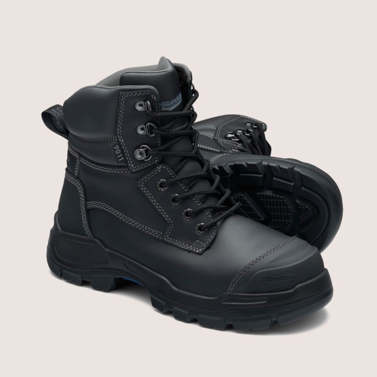 Blundstone Black Platinum Leather Lace Up