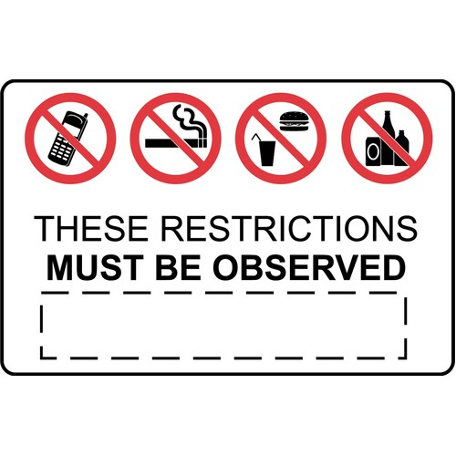 Prohibited Multi Sign