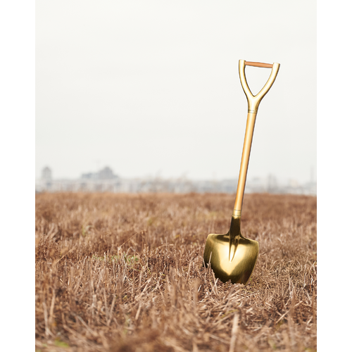 Gold Groundbreaking Sod Turning Ceremony Shovel