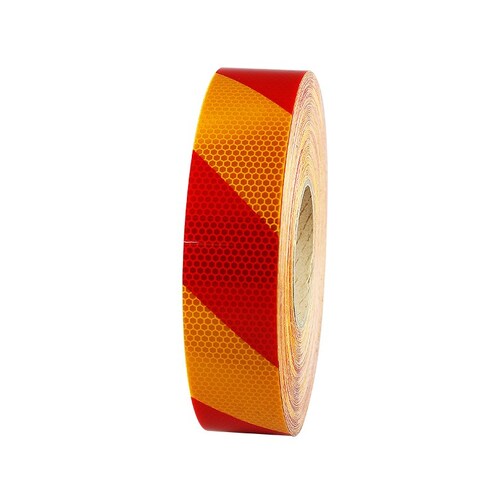 Reflective Class 1 Tape - Red / Yellow