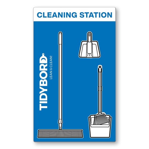 Economy Cleaning Station Shadow Board Kit