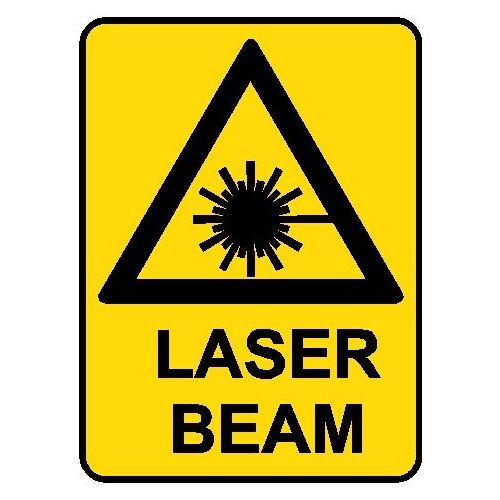 Hazard Sign - Laser Beam