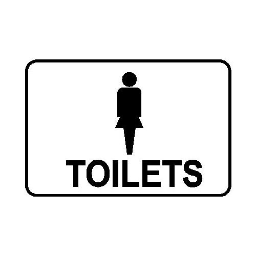 Notice Sign - Ladies Toilets