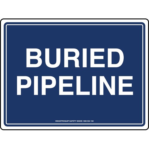 Mining Sign - Buried Pipeline